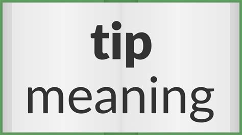 tip übersetzung|tip meaning in english.